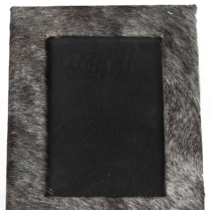 4" x 6" Gray Cowhide Tabletop Picture Frame