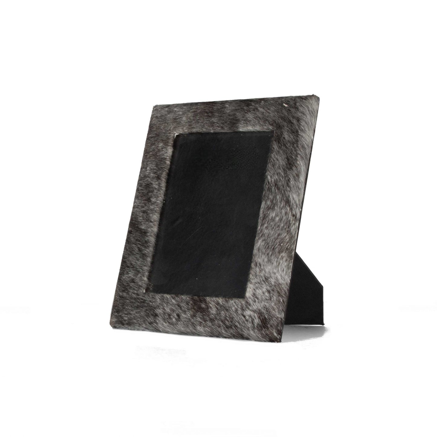 4" x 6" Gray Cowhide Tabletop Picture Frame