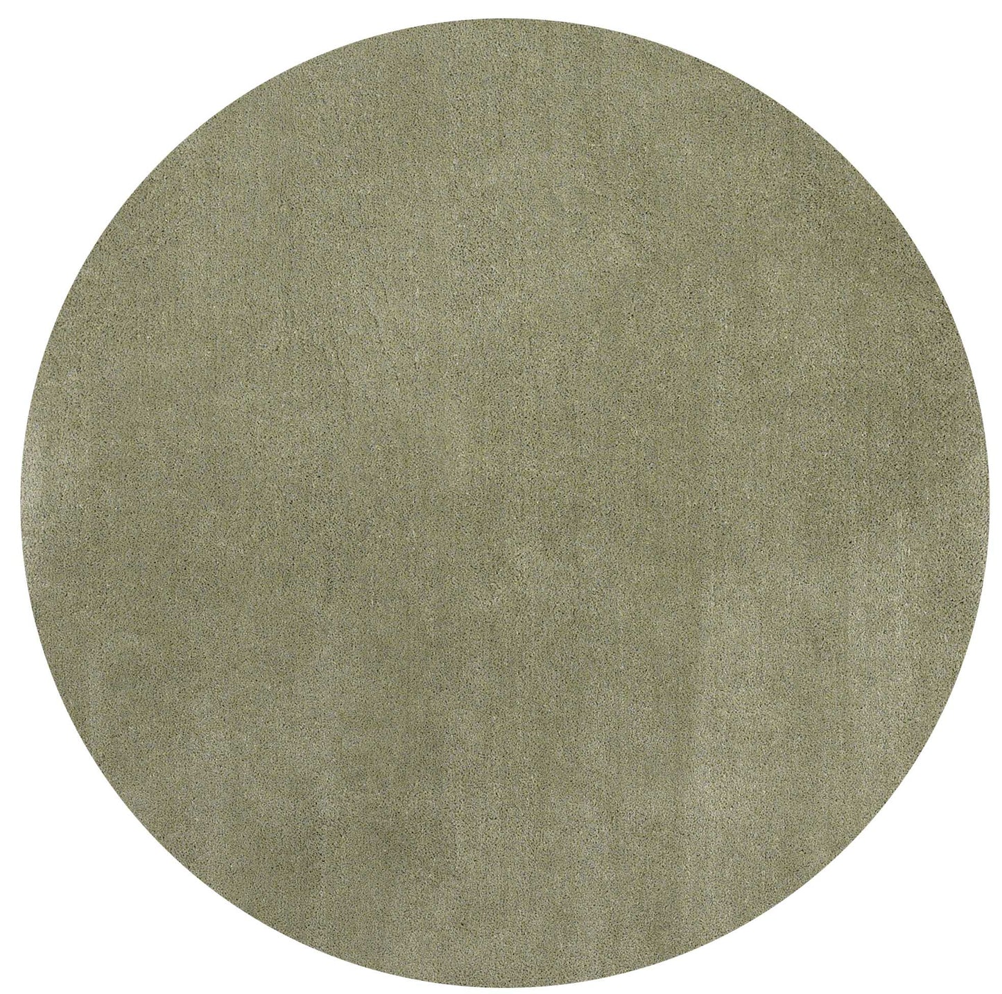 8' Sage Green Round Hand Woven Area Rug