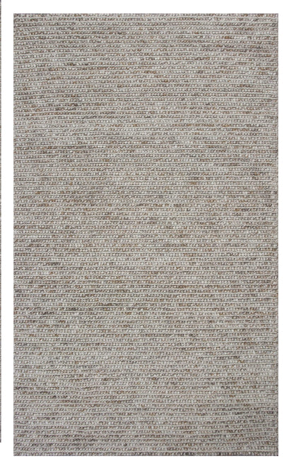 5' X 7'  Natural Wool Boucle Berber Style Area Rug