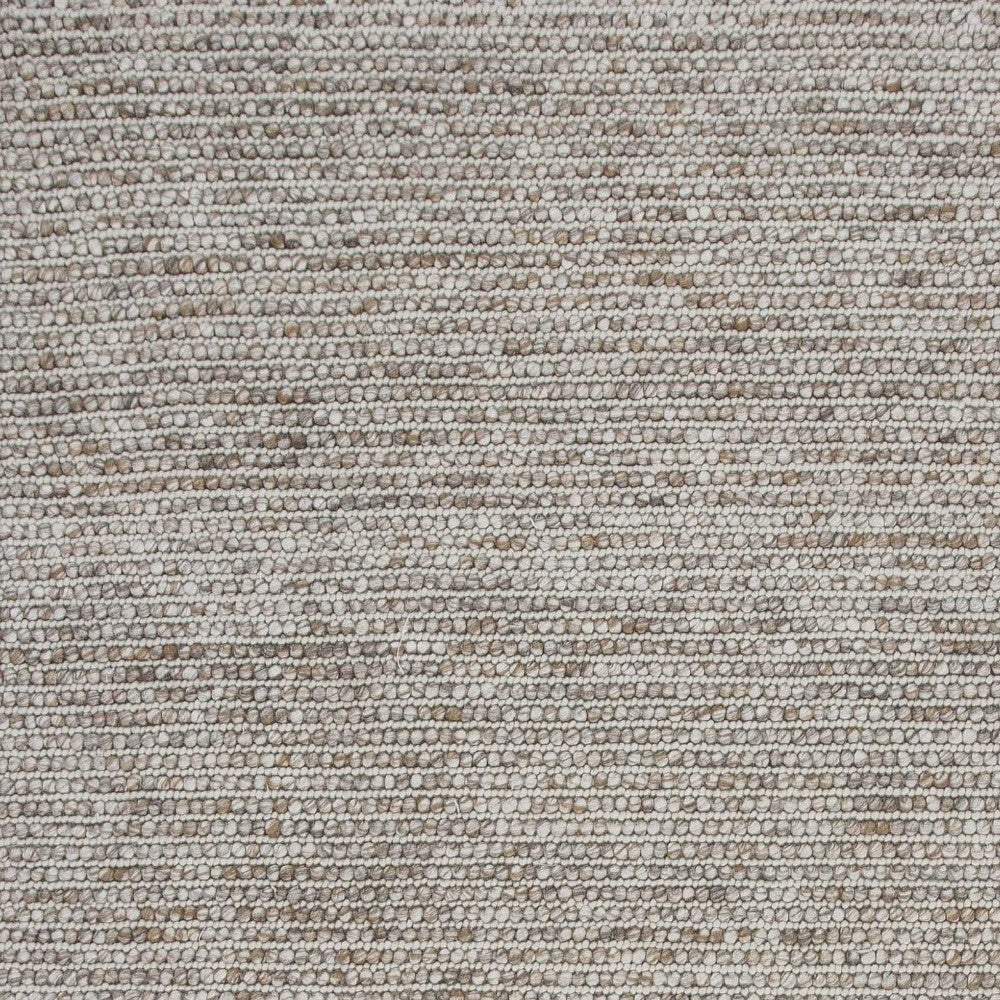 5' X 7'  Natural Wool Boucle Berber Style Area Rug