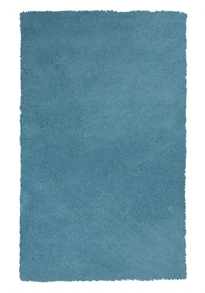 8' X 10' Highlighter Blue Indoor Shag Rug