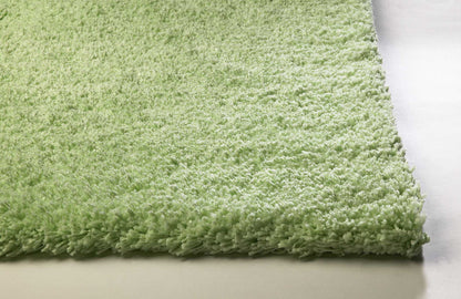 8' X 10' Polyester Spearmint Green Area Rug