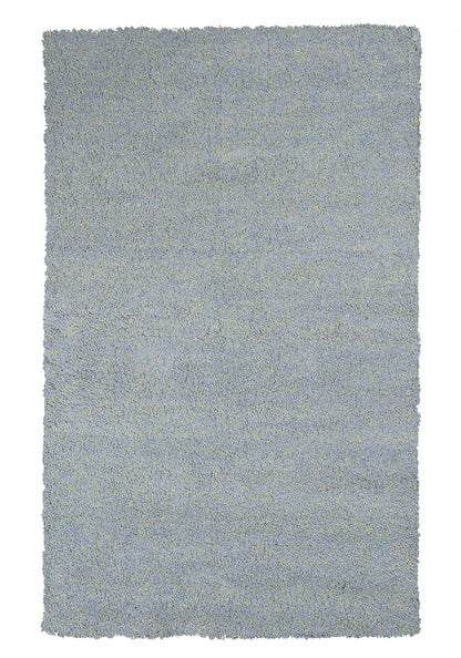 8' X 10' Blue Heather Indoor Shag Rug