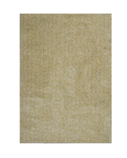 8' X 10' Yellow Heather Indoor Shag Rug