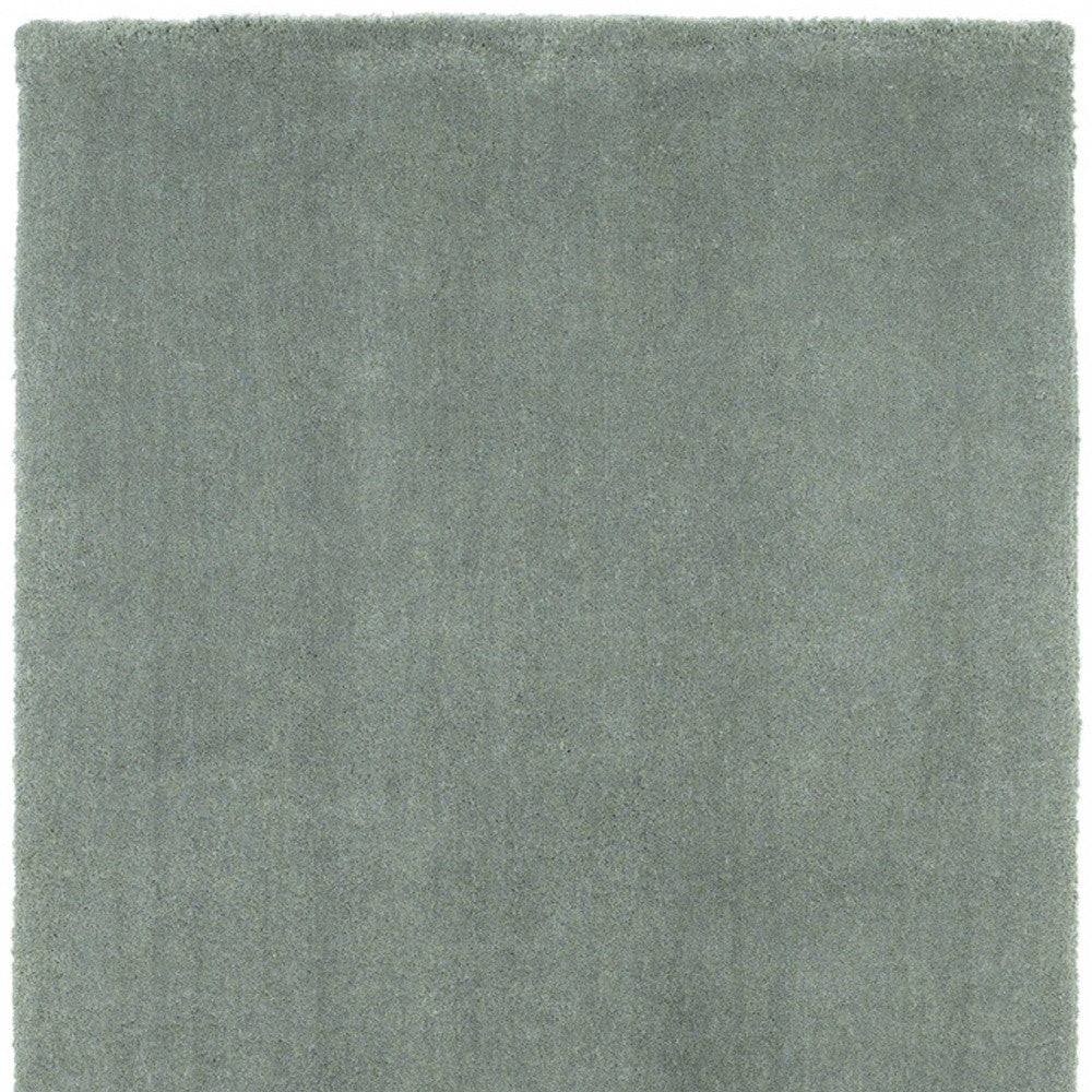 8' X 10' Slate Blue Indoor Shag Rug