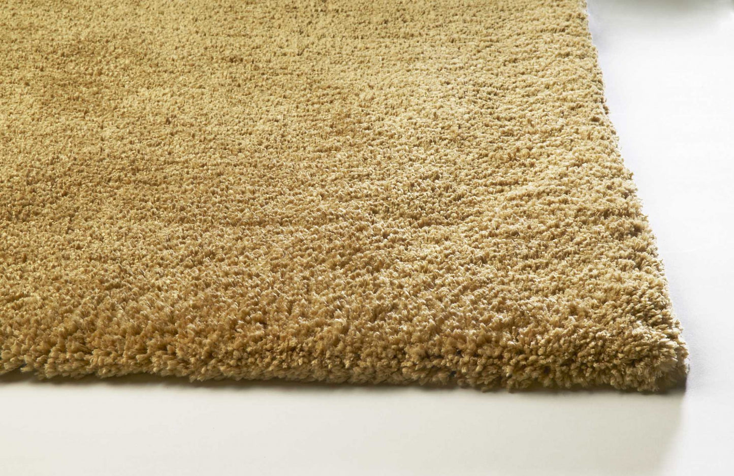 8' X 10' Gold Indoor Shag Rug