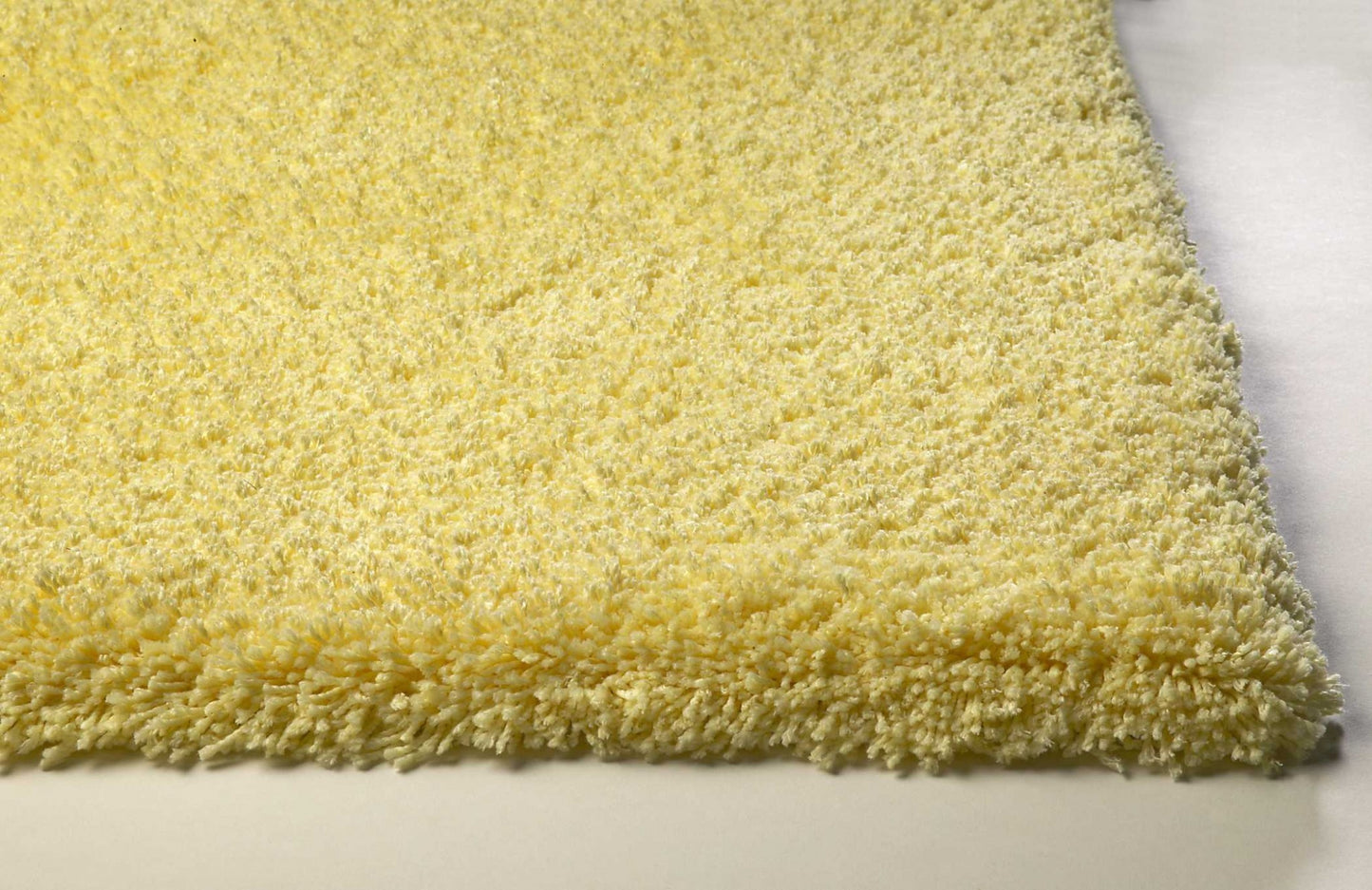 8' X 10' Polyester Canary Yellow Area Rug