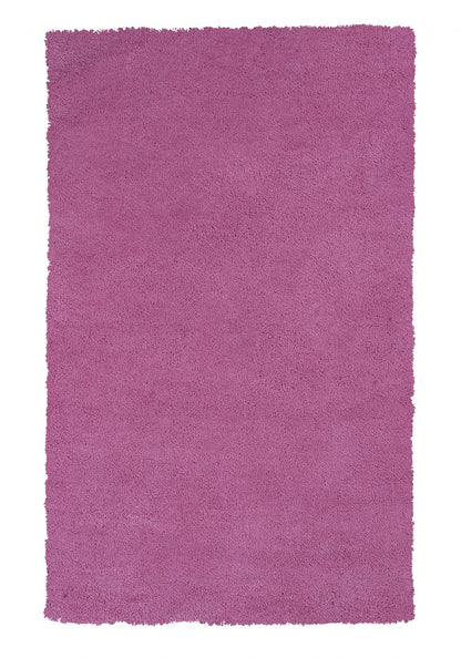 8' X 10' Hot Pink Hand Woven Area Rug