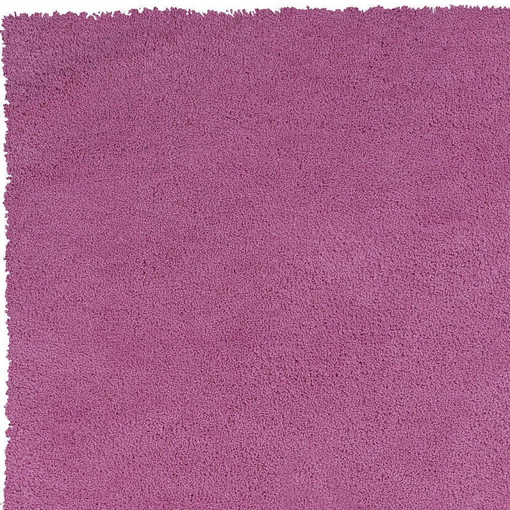 8' X 10' Hot Pink Hand Woven Area Rug