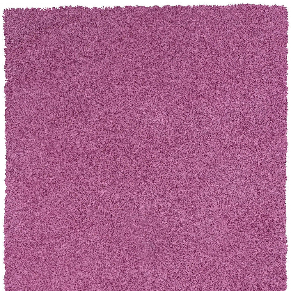 8' X 10' Hot Pink Hand Woven Area Rug