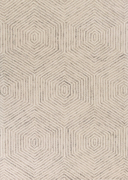 8' X 10'  Wool Ivory  Area Rug