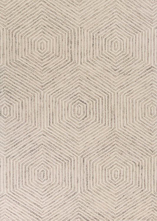 8' X 10'  Wool Ivory  Area Rug