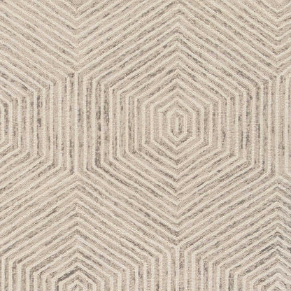 8' X 10'  Wool Ivory  Area Rug