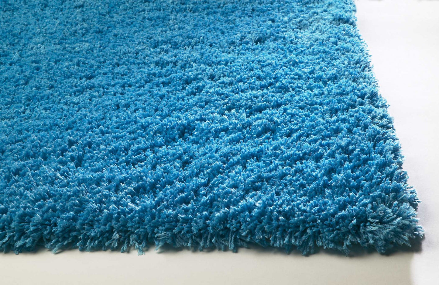 8' X 10' Highlighter Blue Indoor Shag Rug