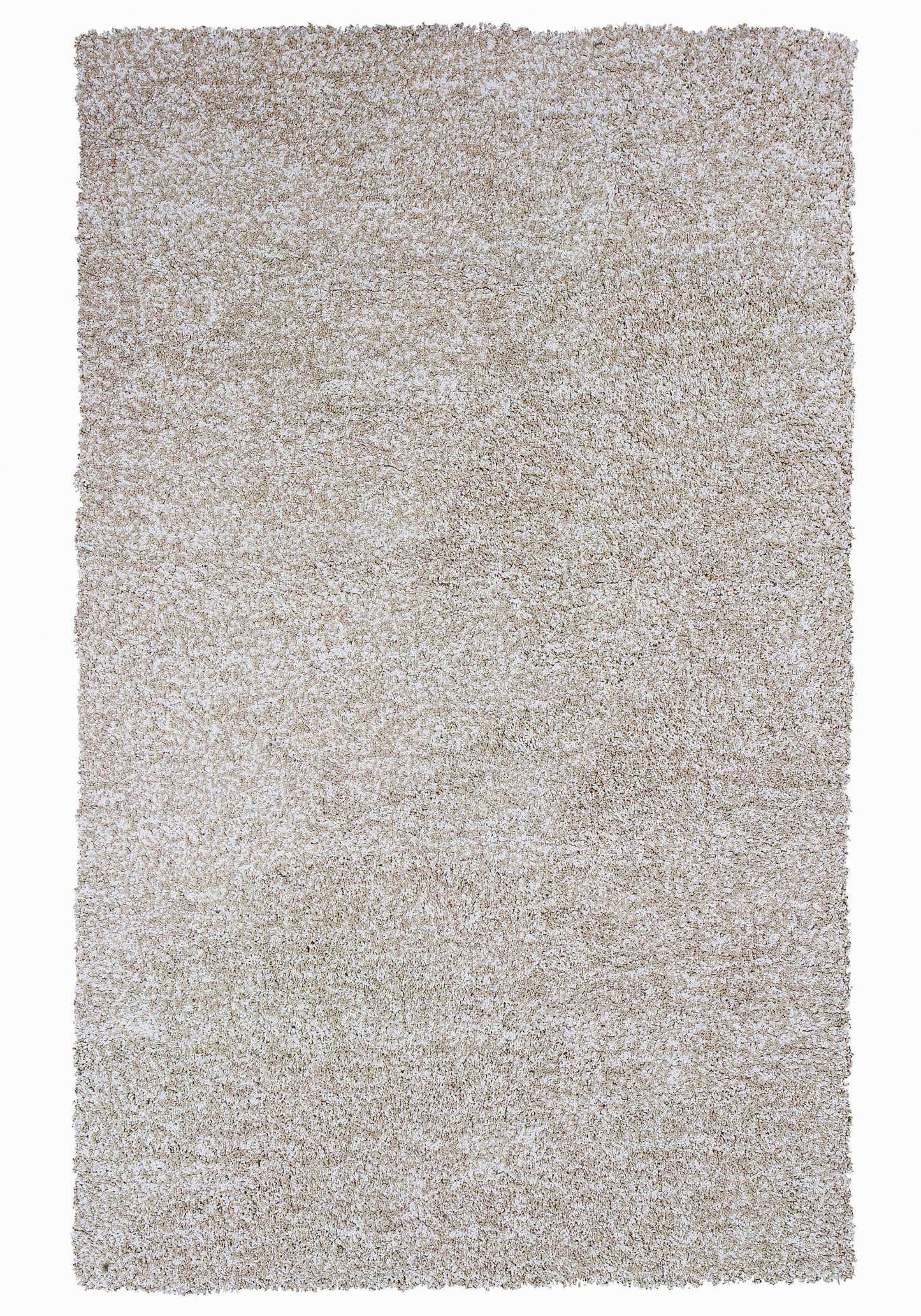 8' X 10' Ivory Heather Indoor Shag Rug