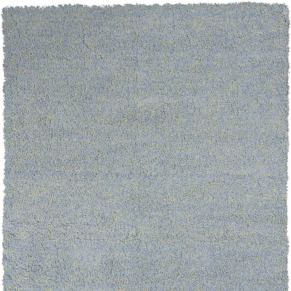 8' X 10' Blue Heather Indoor Shag Rug