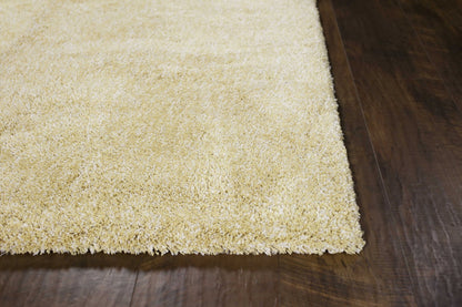 8' X 10' Yellow Heather Indoor Shag Rug