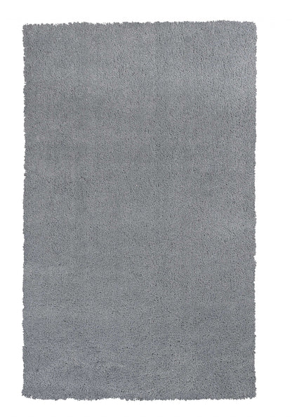 8' X 10' Grey Indoor Shag Rug