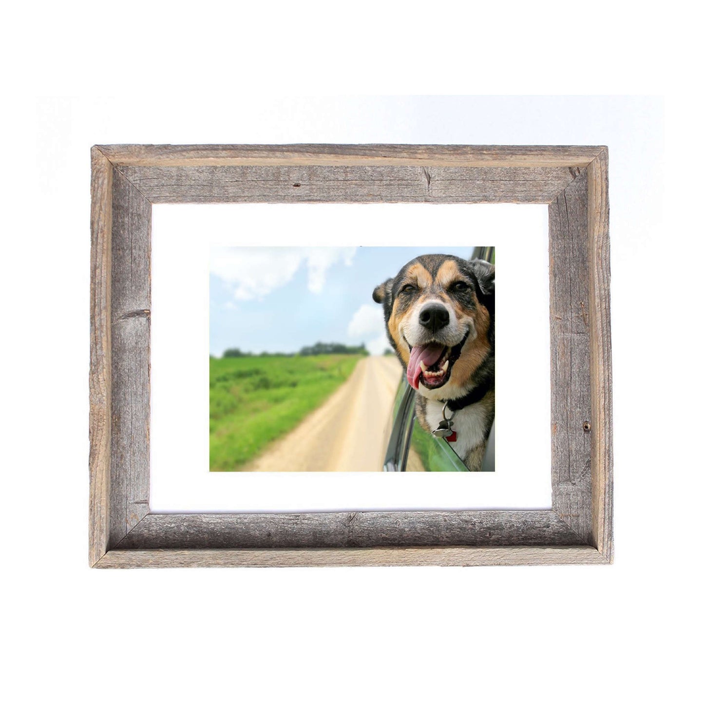 16" X 20" Rustic Reclaimed Wood Picture Frame