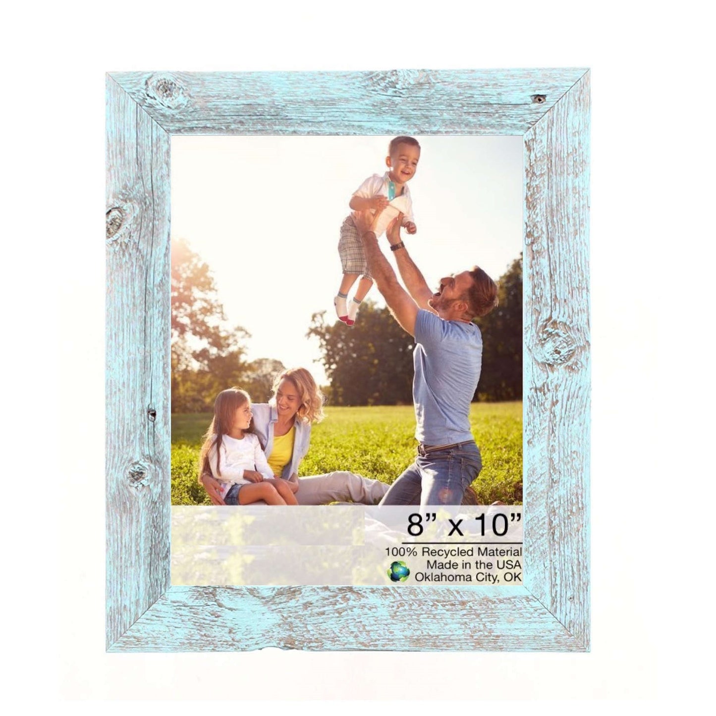 11"X13" Rustic Blue Picture Frame