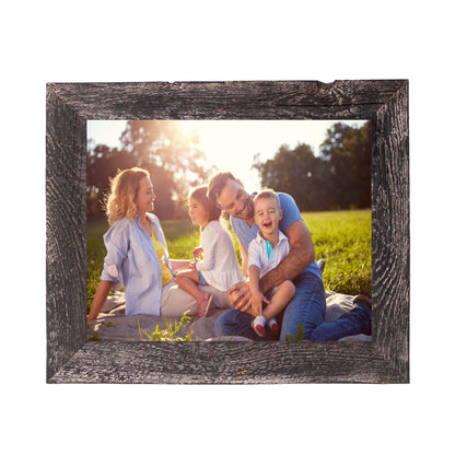 12X12 Rustic Smoky Black Picture Frame