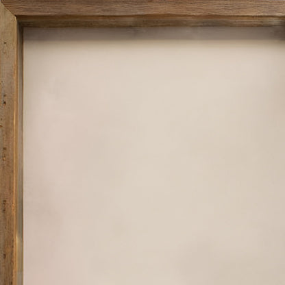 6"� X 6"� Rustic Farmhouse Gray Wood Shadow Box Frame