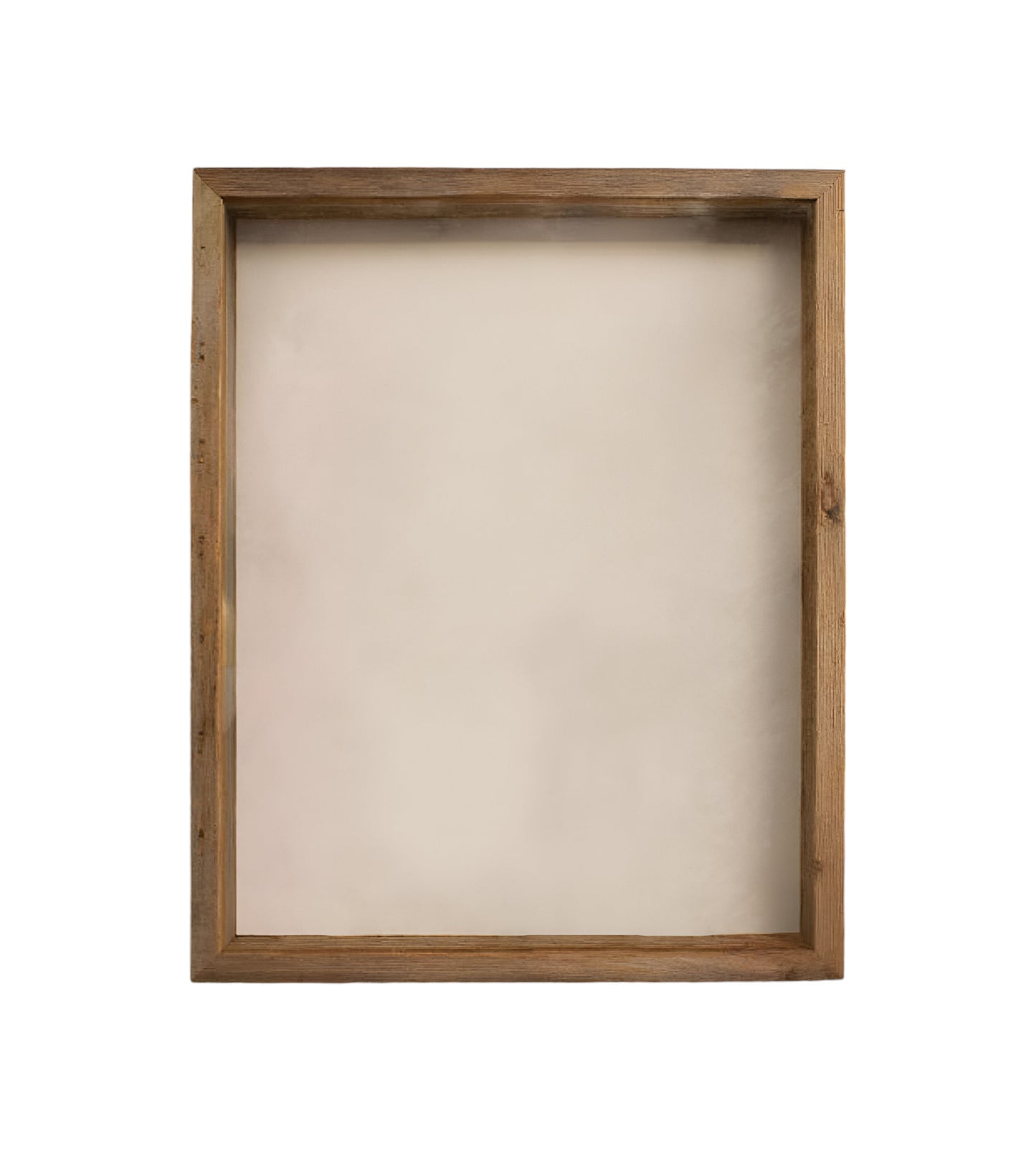 6"� X 6"� Rustic Farmhouse Gray Wood Shadow Box Frame