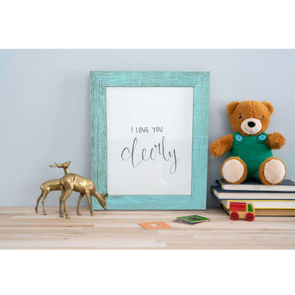 Light Blue Hanging Picture Frame