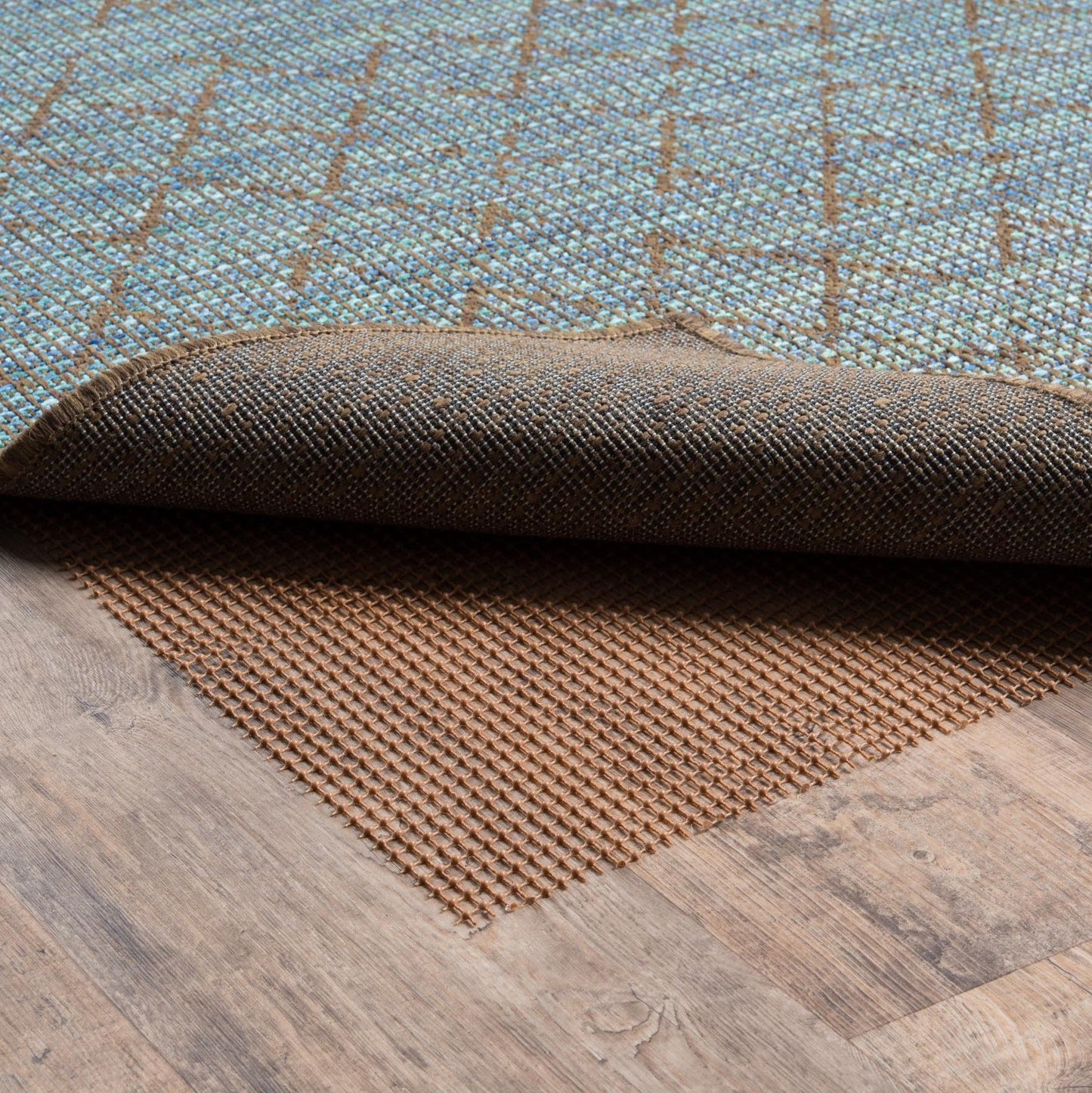 Brown Non Slip Outdoor Rug Pad