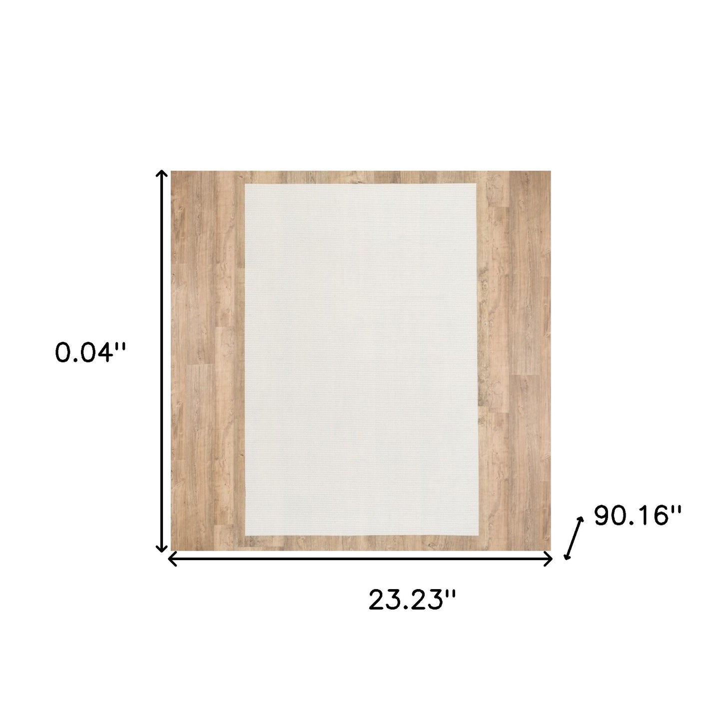 Standard Beige Non Slip Rug Pad