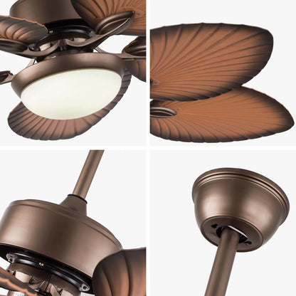 Classy Metal Ceiling Fan And LED Lamp