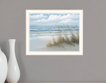 Sea Oats Black Framed Print Wall Art