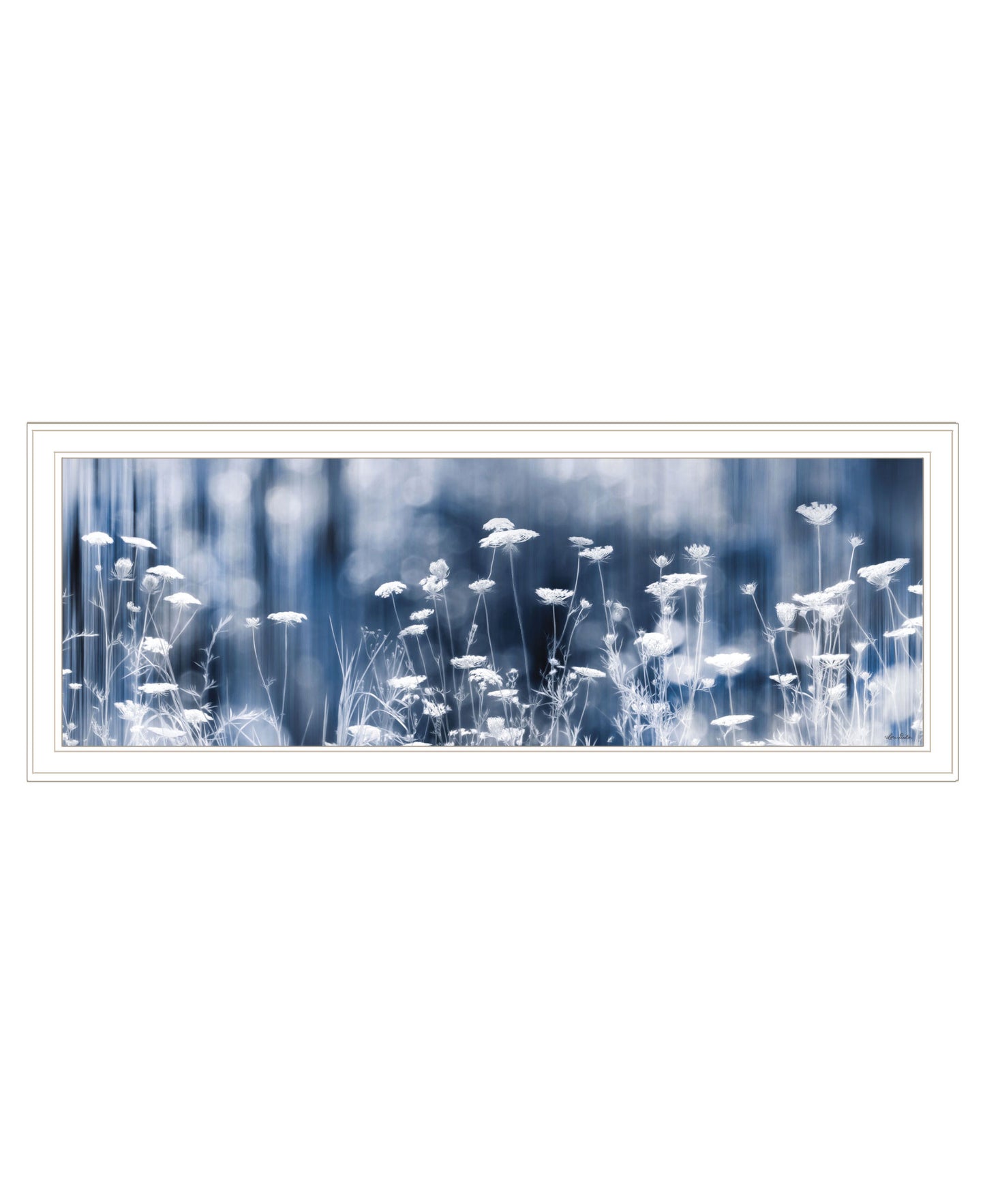 Summer Dreams White Framed Print Wall Art