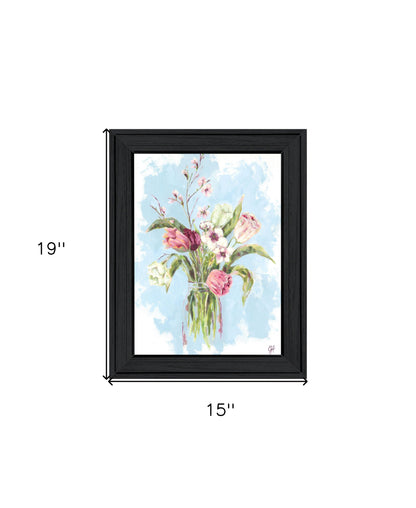 Flourish Black Framed Print Wall Art