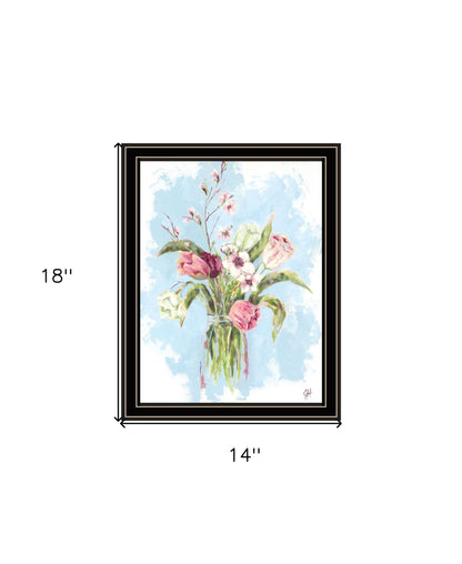 Flourish Black Framed Print Wall Art