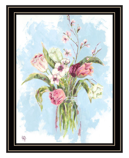 Flourish Black Framed Print Wall Art