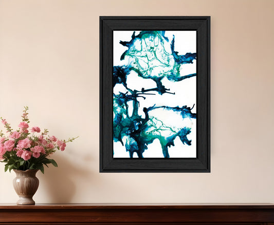 Ocean Living Black Framed Print Wall Art