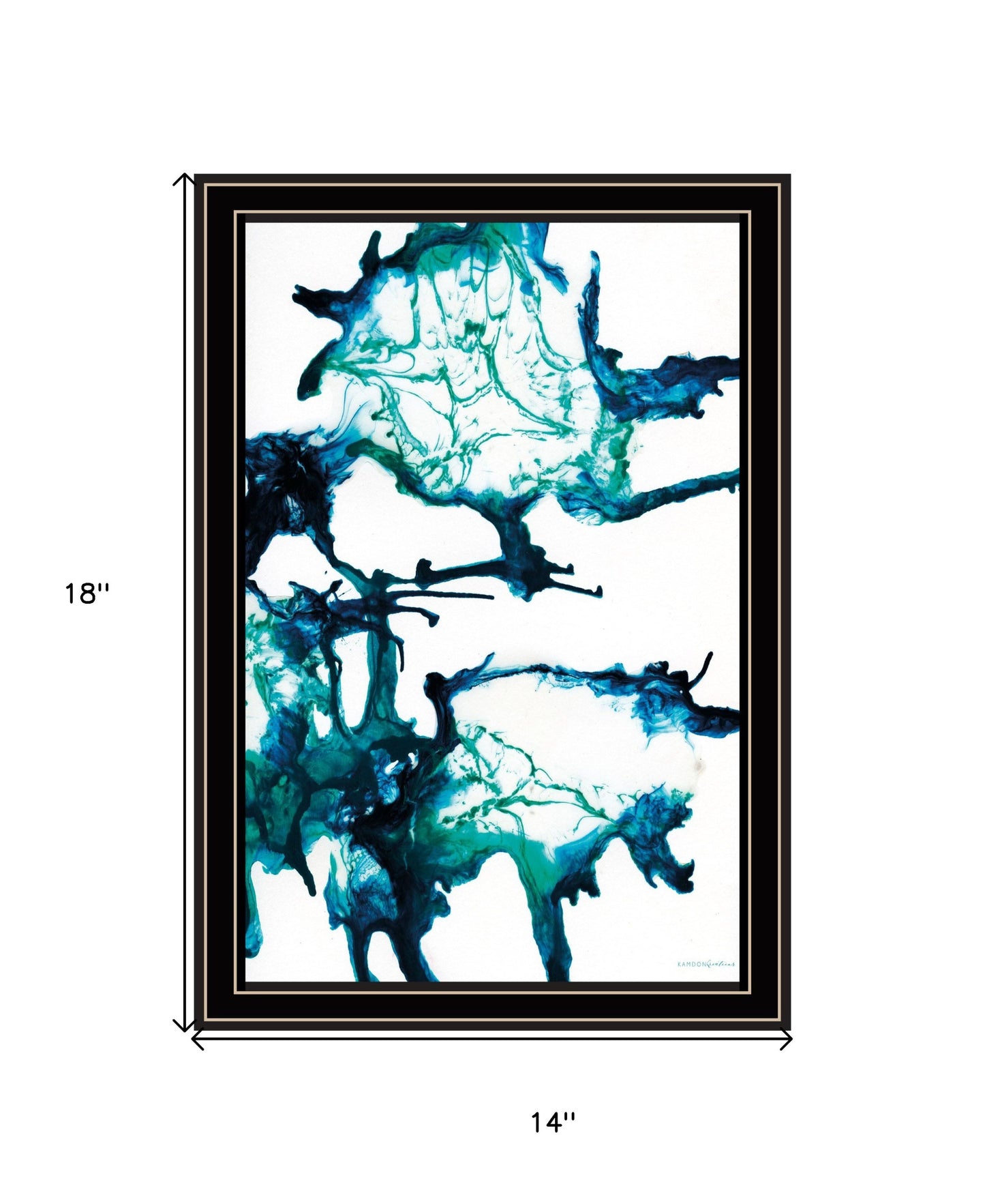 Ocean Living Black Framed Print Wall Art