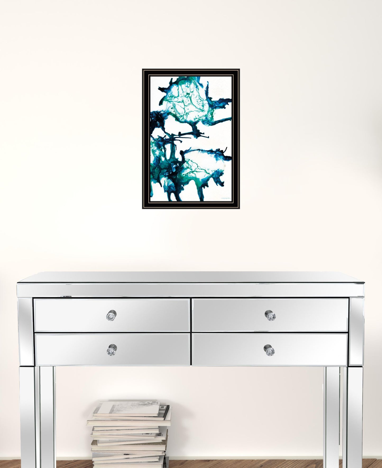 Ocean Living Black Framed Print Wall Art