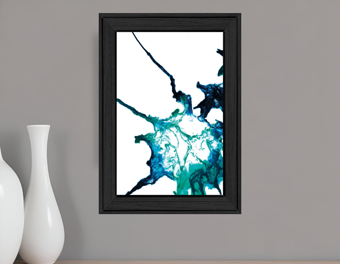 Ocean Living Black Framed Print Wall Art