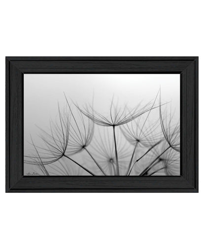 Love is a Delicate Flower Black Framed Print Wall Art