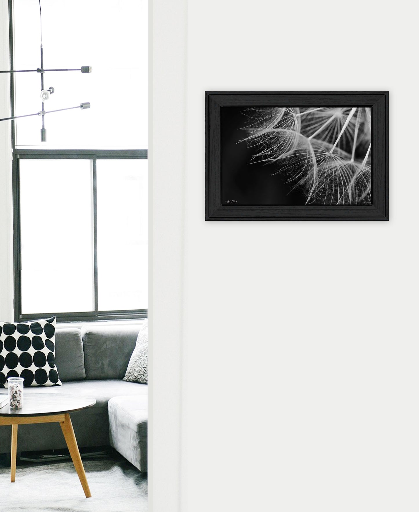 Delicate Beauty Black Framed Print Wall Art