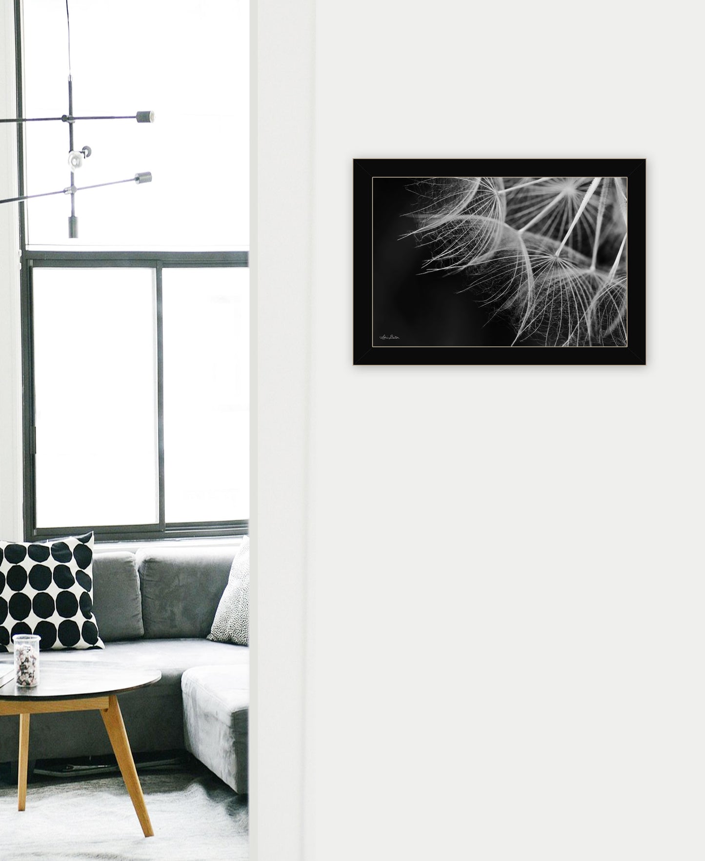 Delicate Beauty Black Framed Print Wall Art