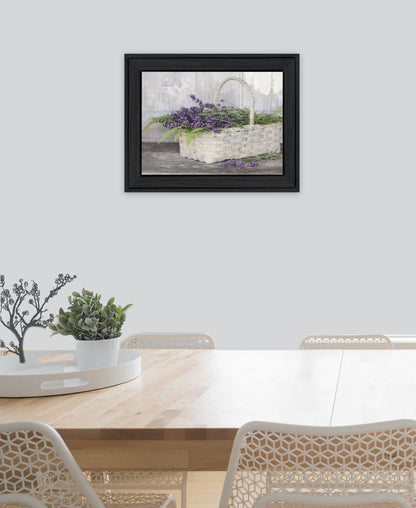 My Lavender Black Framed Print Wall Art