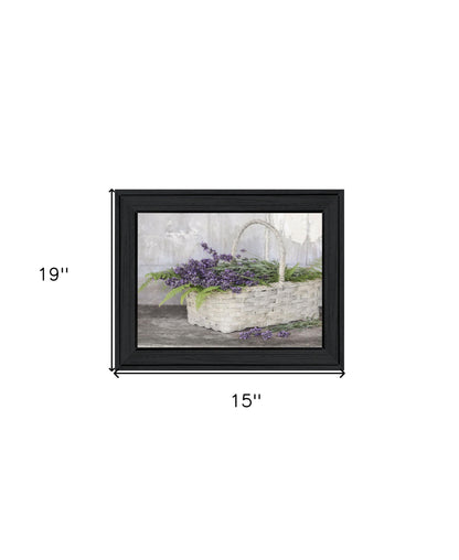 My Lavender Black Framed Print Wall Art