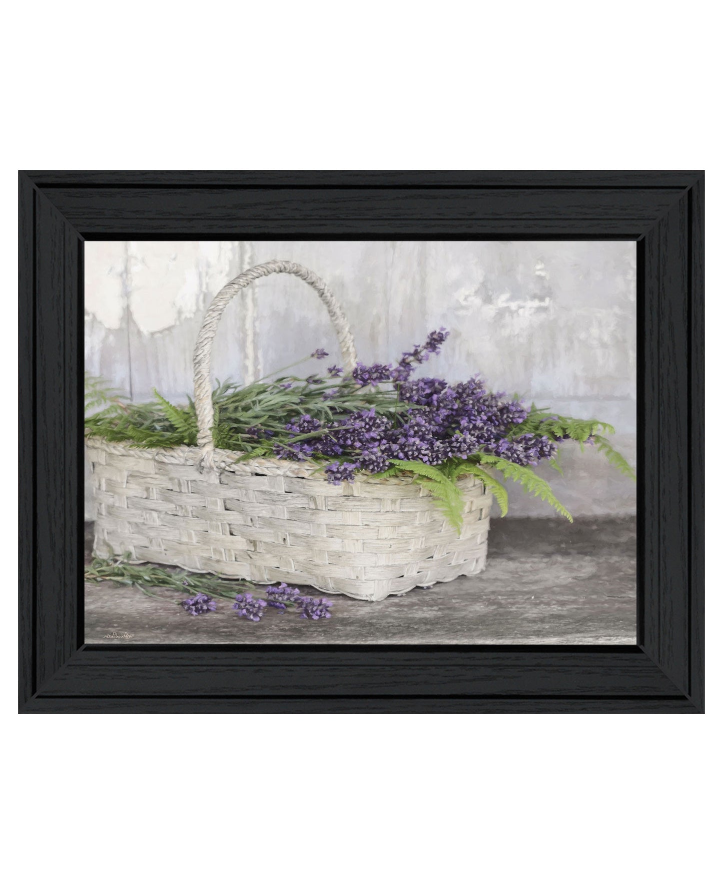 My Lavender Black Framed Print Wall Art