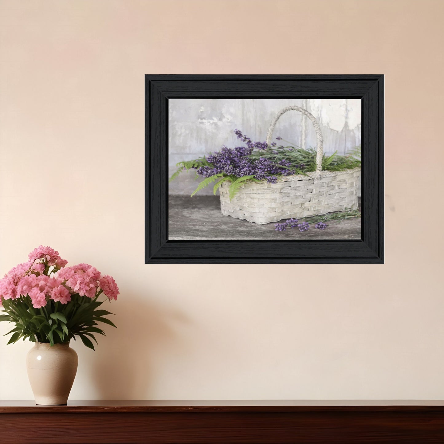 My Lavender Black Framed Print Wall Art