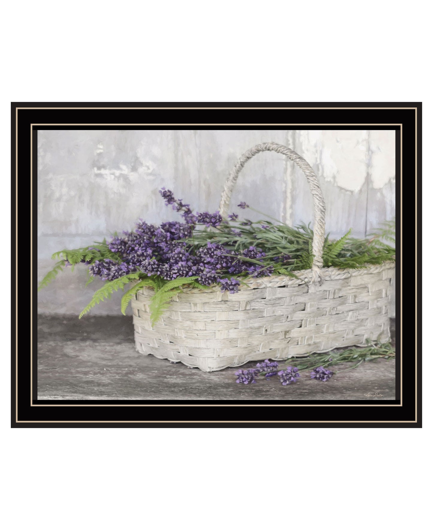 My Lavender Black Framed Print Wall Art