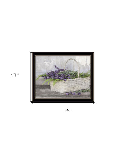 My Lavender Black Framed Print Wall Art